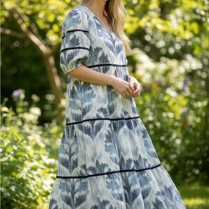 OLIVIA JAMES MAXI DRESS WOMENS SMALL